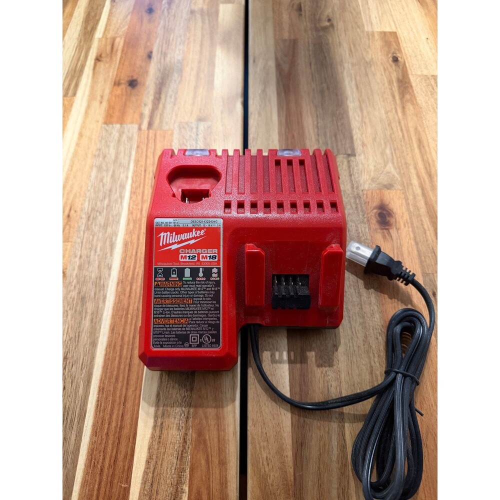 Milwaukee M12 / M18 Battery Charger – Model 48-59-1812 (OEM) - New